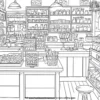 Sweet Candy Shop Coloring Pages