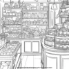 Sweet Shop Coloring Pages