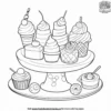 Sweet Treats Coloring Pages