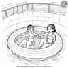 Swimming Pool Safety Coloring Pages