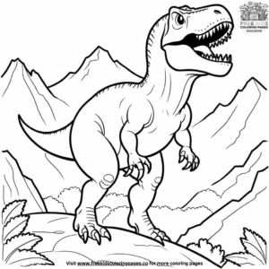 T Rex Adventure Time Coloring Pages