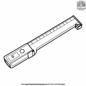 Tape Measure Coloring Pages