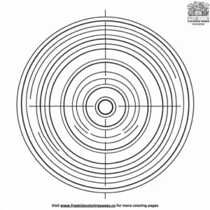 Target and Bullseye Coloring Pages