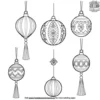 Tassel Ornament Coloring Pages