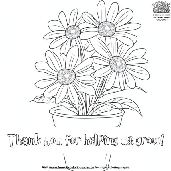 Teacher gratitude coloring pages