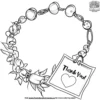 Thank You Bracelet Coloring Pages