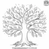 Thanksgiving Gratitude Tree Coloring Pages