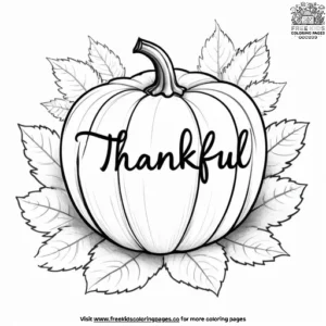 Thanksgiving wishes coloring pages