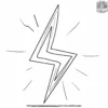 Thunder Bolt Emoji Coloring Pages