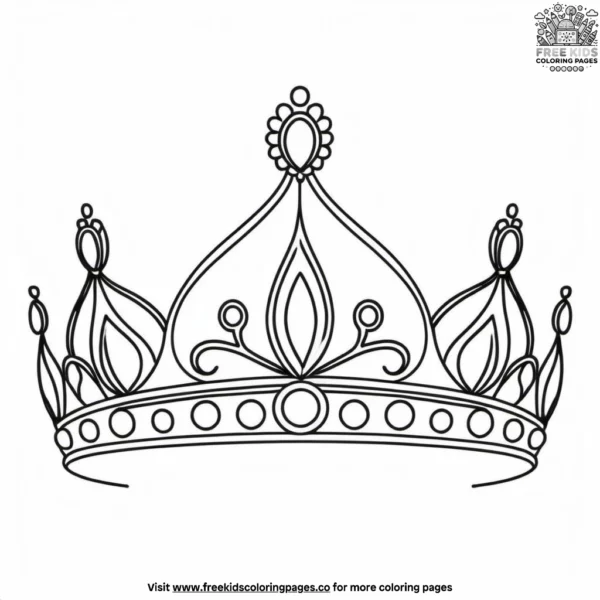 Tiara sparkle coloring pages