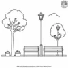 Town Streetlamp Coloring Pages