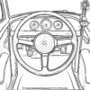 Tractor Steering Wheel Coloring Pages