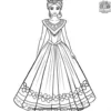 Traditional Dresses Coloring Pages