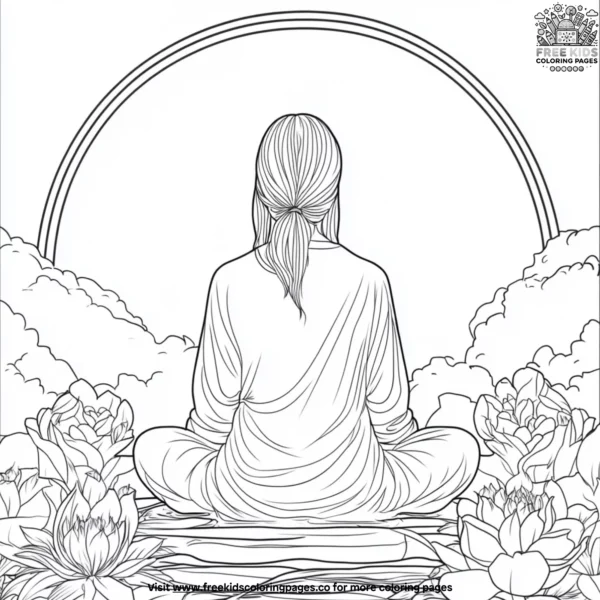 Tranquility coloring pages