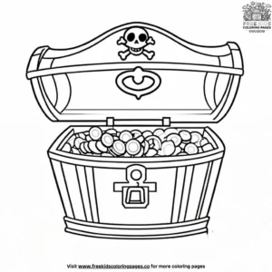 Treasure Chest Bonanza Coloring Pages