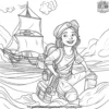 Treasure Island Explorers Coloring Pages