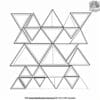 Triangle Fun Coloring Pages