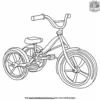 Tricycle for Kids Coloring Pages