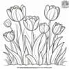 Tulip Garden Wonders Coloring Pages