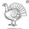 Large Turkey Coloring Pages