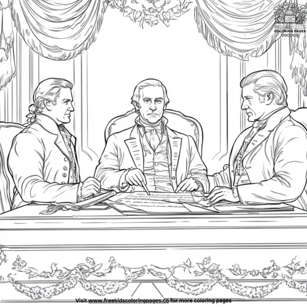 Us constitution coloring pages