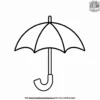 Umbrella Emoji Coloring Pages