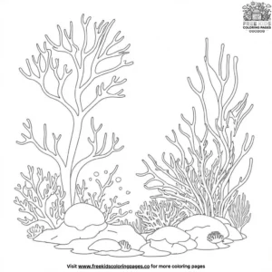 Underwater Coral Reef Coloring Pages