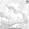 Unicorn Dreams Coloring Pages