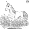 Unicorn Horn Coloring Pages