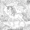 Unicorn Magic Coloring Pages