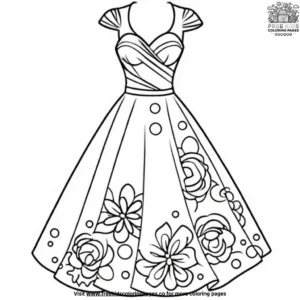 Unique Fashion Patterns Coloring Pages