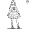 Urban Fashion Outfits Coloring Pages