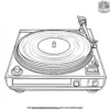 Vinyl Player Coloring Pages