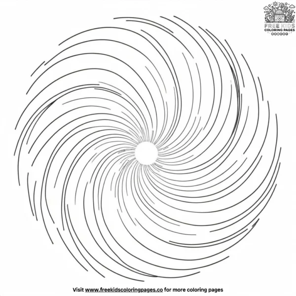 Vortexes coloring pages