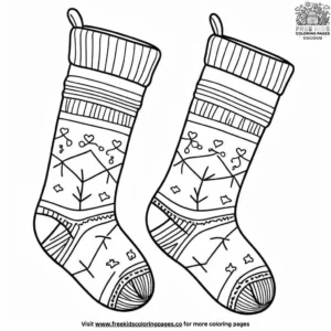 Warm Socks Coloring Pages