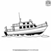 Water Taxi Coloring Pages