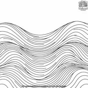 Wave and Ripple Coloring Pages