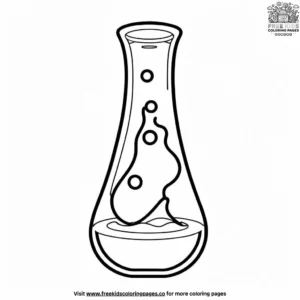 Wavy Lava Lamp Coloring Pages