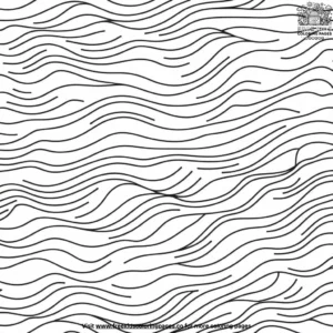 Wavy Ocean Ripples Coloring Pages