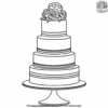 Wedding Cake Coloring Pages