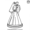 Wedding Cake Topper Coloring Pages