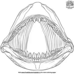 Whale Baleen Coloring Pages