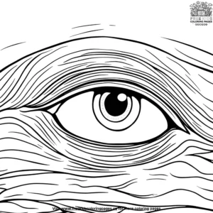 Whale Eyes Coloring Pages