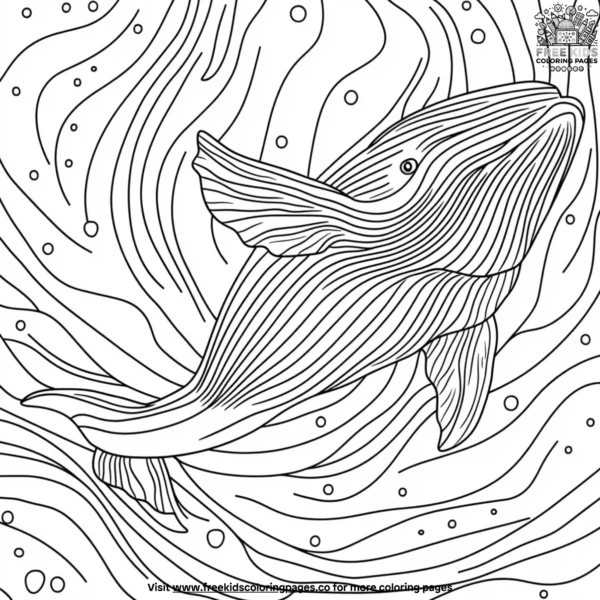 Whale song coloring pages