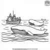 Whale Watching Coloring Pages