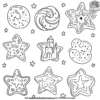 Whimsical Cookie Designs Coloring Pages