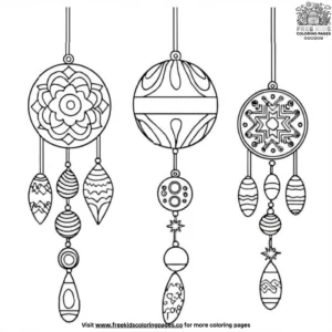 Wind Chime Coloring Pages