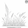 Windswept Prairie Grass Coloring Pages