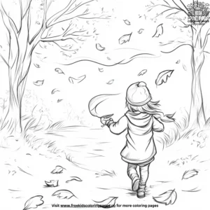 Windy Days Coloring Pages