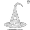 Wizard's Hat Coloring Pages